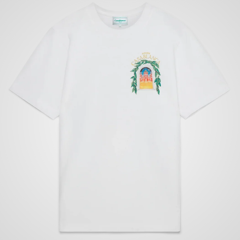 Casablanca Avenida T-Shirt White