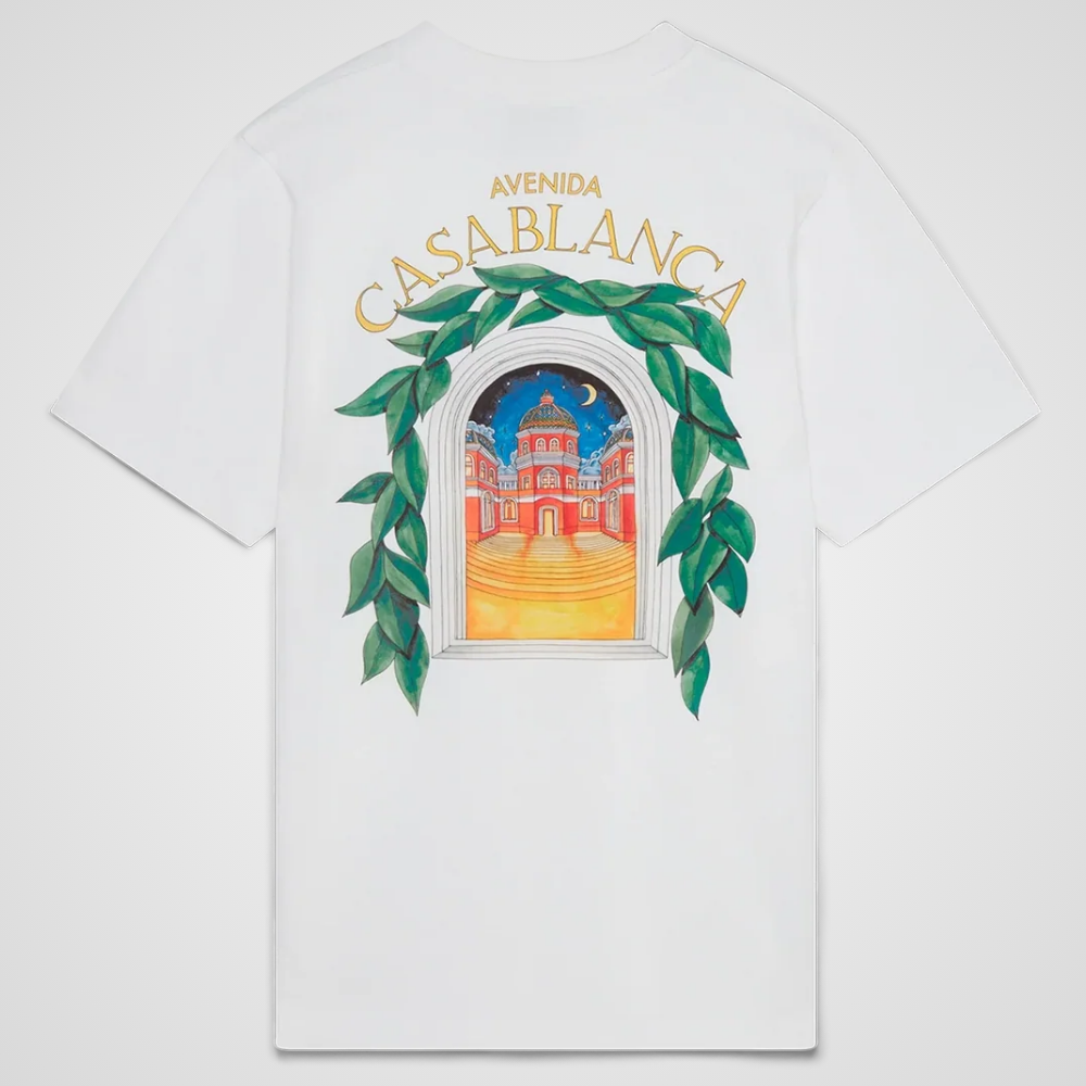 Casablanca Avenida T-Shirt White