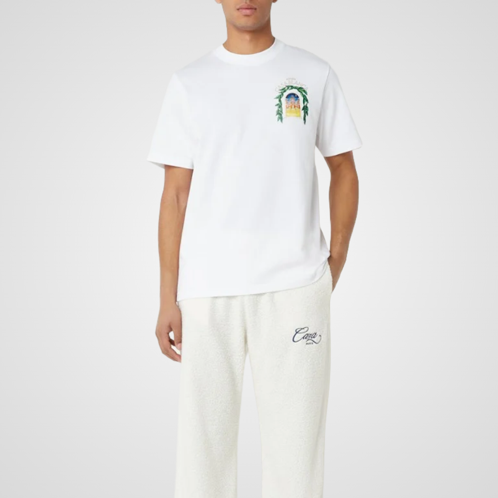 Casablanca Avenida T-Shirt White