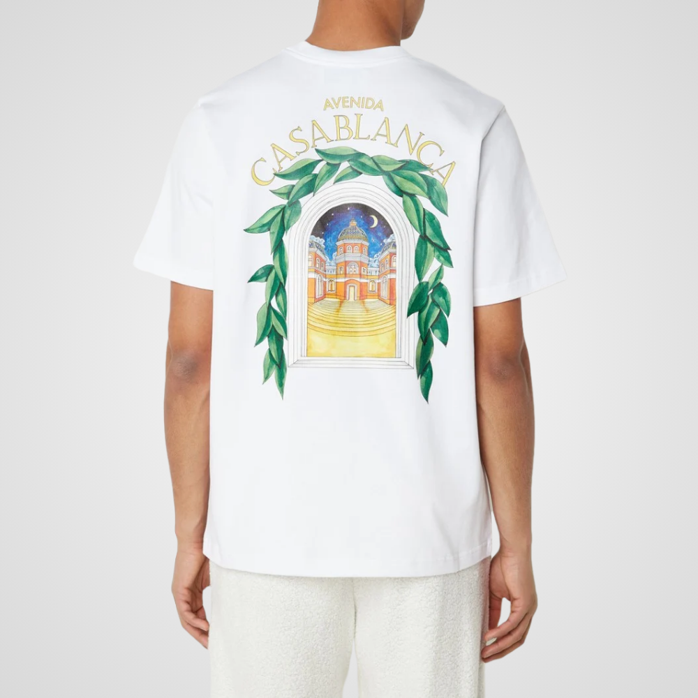 Casablanca Avenida T-Shirt White
