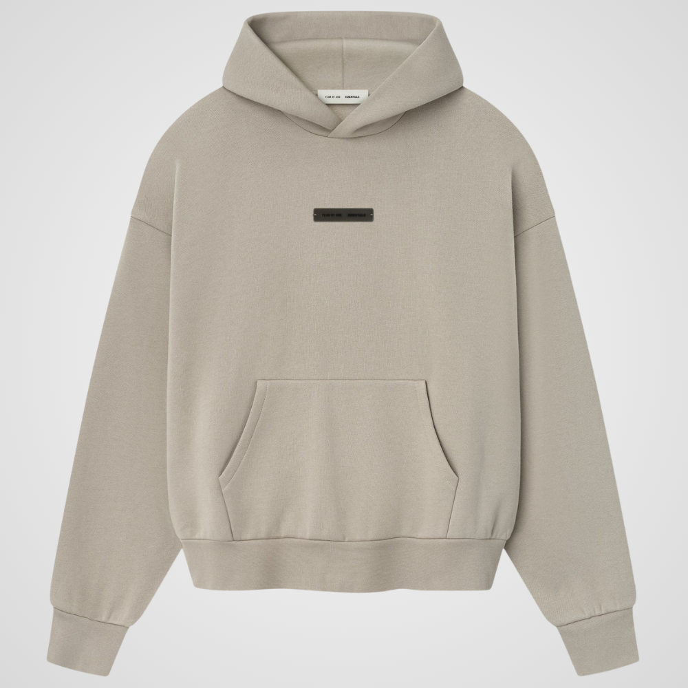 Fear of God ESSENTIALS SS25 Classic Fleece Hoodie, Timber