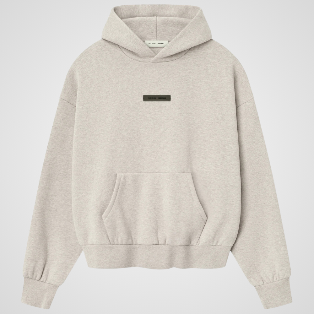 Original Fear of God ESSENTIALS Hoodie in Cream Colour by Averlo