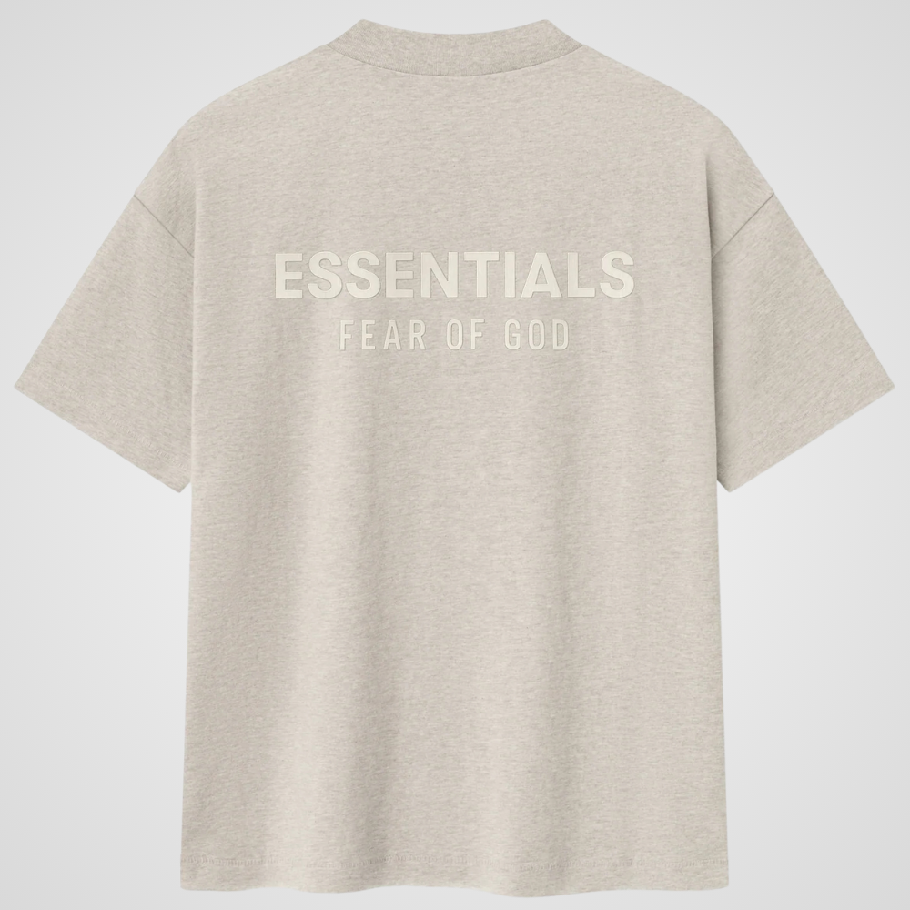 Fear of God ESSENTIALS T-Shirt Heather Stone - Averlo