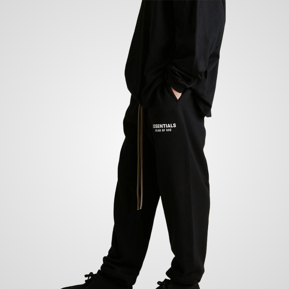 Fear of God ESSENTIALS Black Tracksuit - Averlo