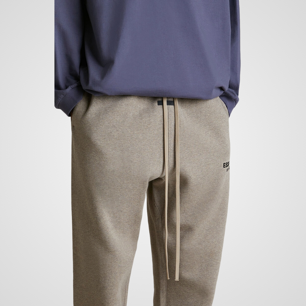 ESSENTIALS Fear of God Heather Grey Sweatpants - Averlo