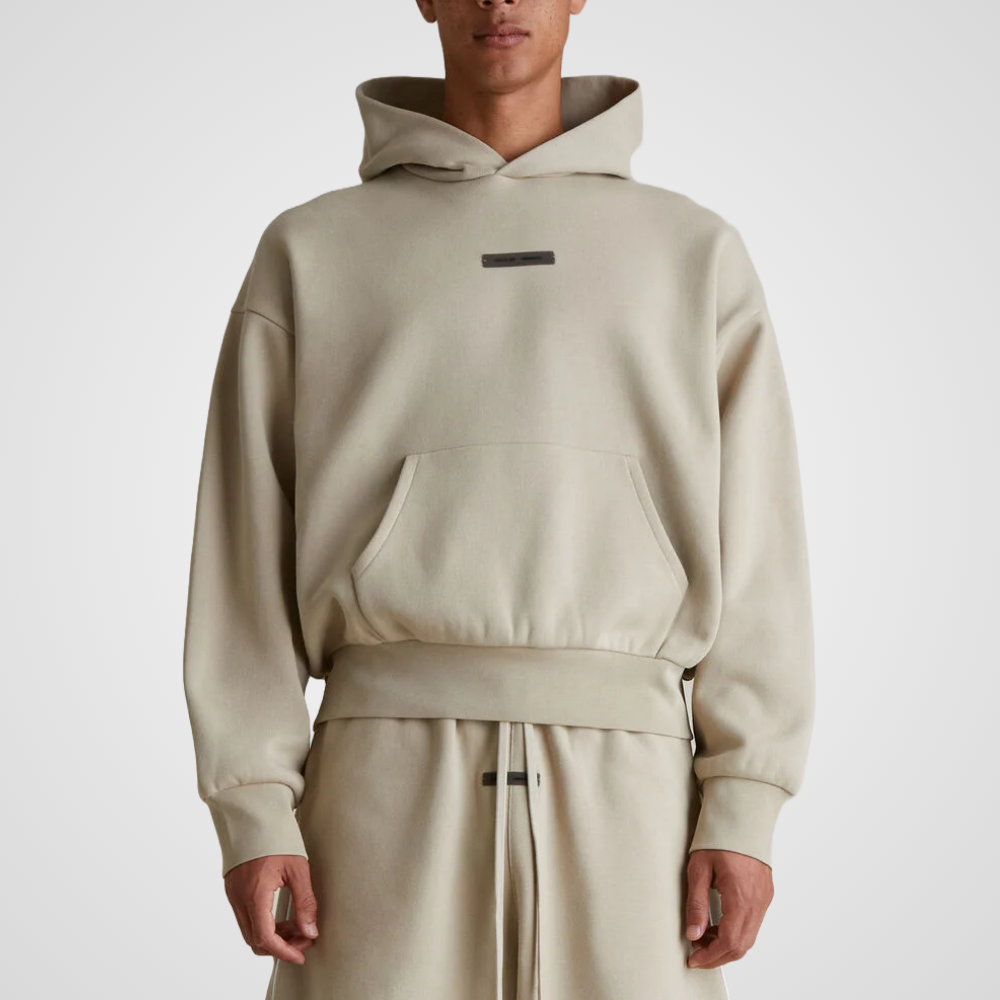 Fear of God ESSENTIALS SS25 Classic Fleece Hoodie, Timber