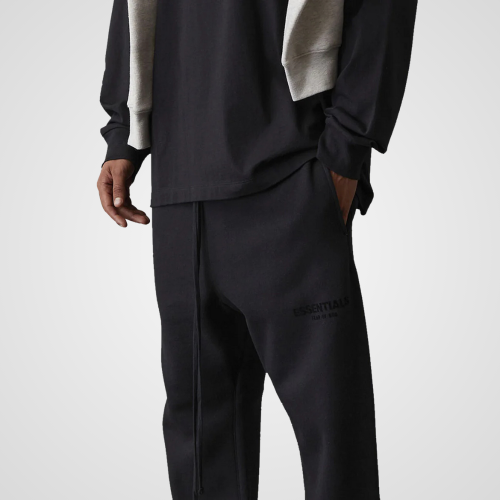 Fear of God Essentials Black Sweatpants - Averlo