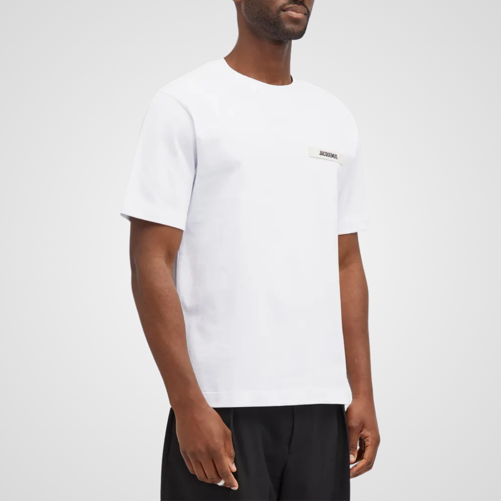 Jacquemus Gros Grain Logo T-Shirt White