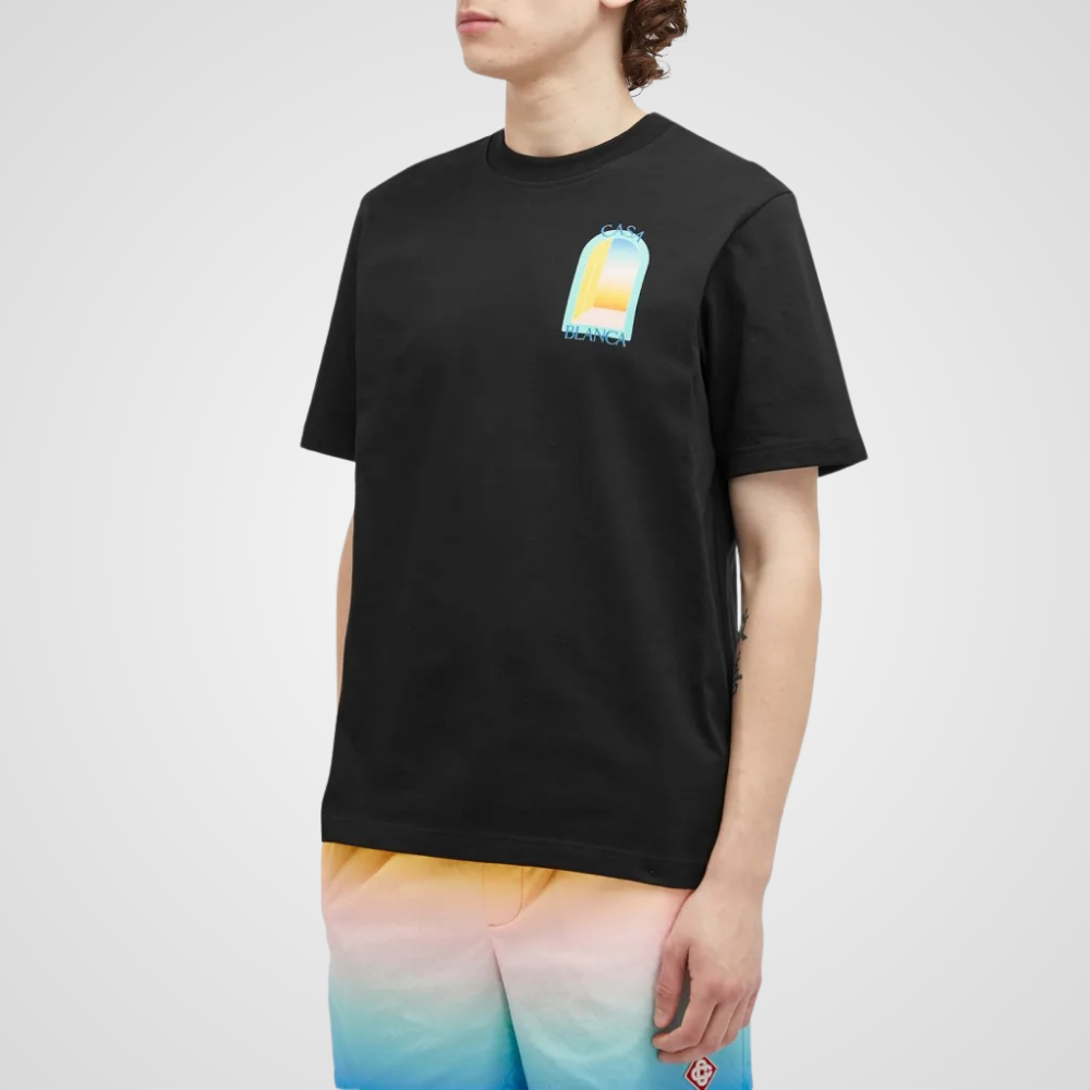 Casablanca L'Arc Colore T-Shirt Black