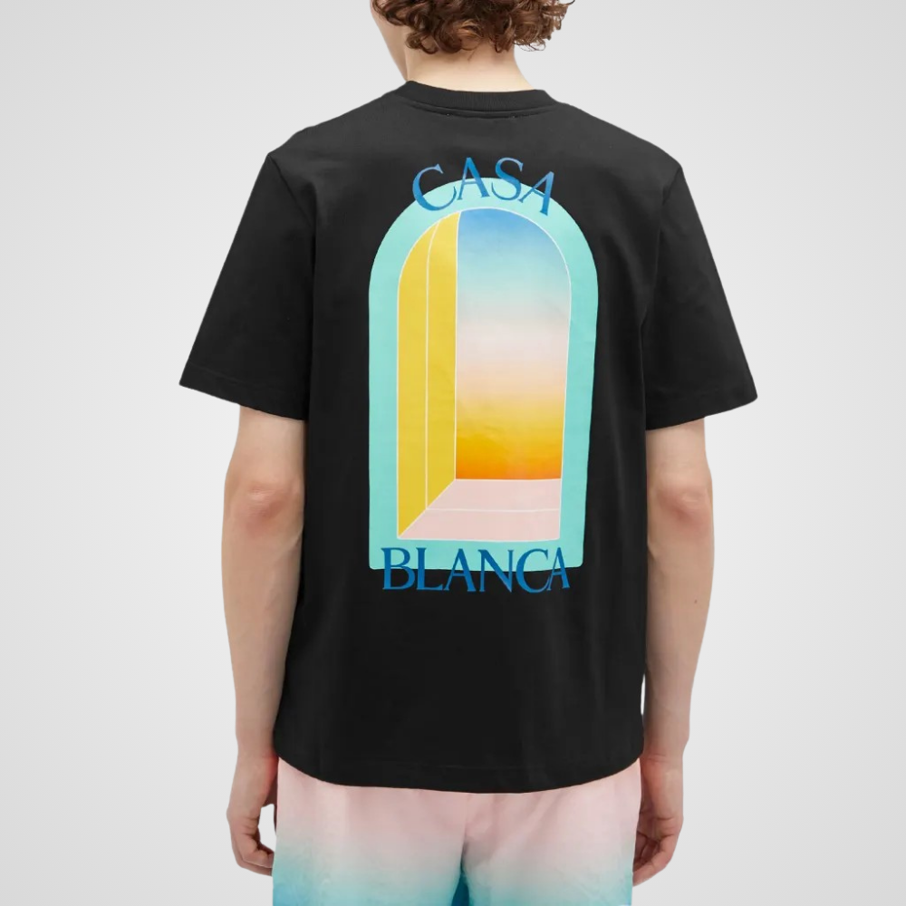Casablanca L'Arc Colore T-Shirt Black