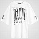 Palm Angels Oversized White T Shirt - Averlo
