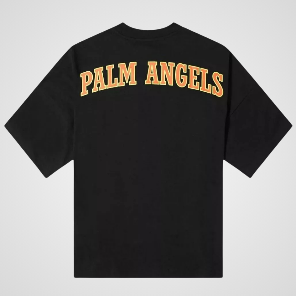 Palm Angels Oversized Black T Shirt - Averlo