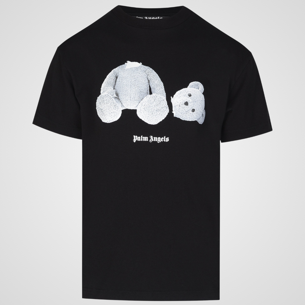 Black Palm Angels Tee with Teddy Bear - Averlo