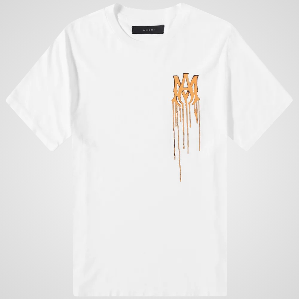 Amiri Spray Paint Logo T-Shirt White