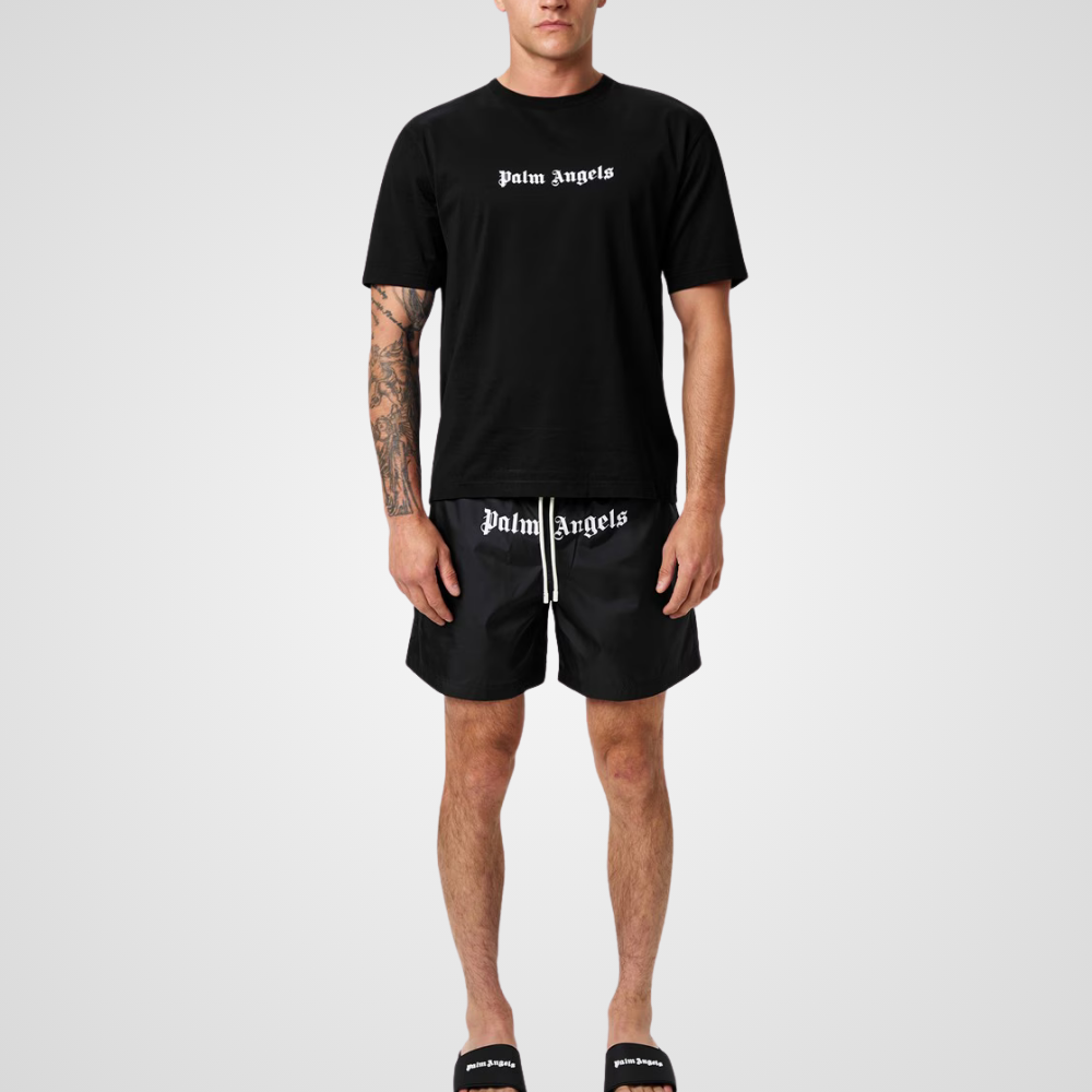 Black Palm Angels Set Tshirt & Shorts - Averlo