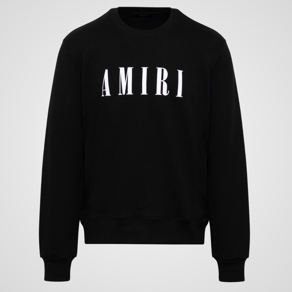 Amiri Core Logo Crewneck Sweatshirt Black