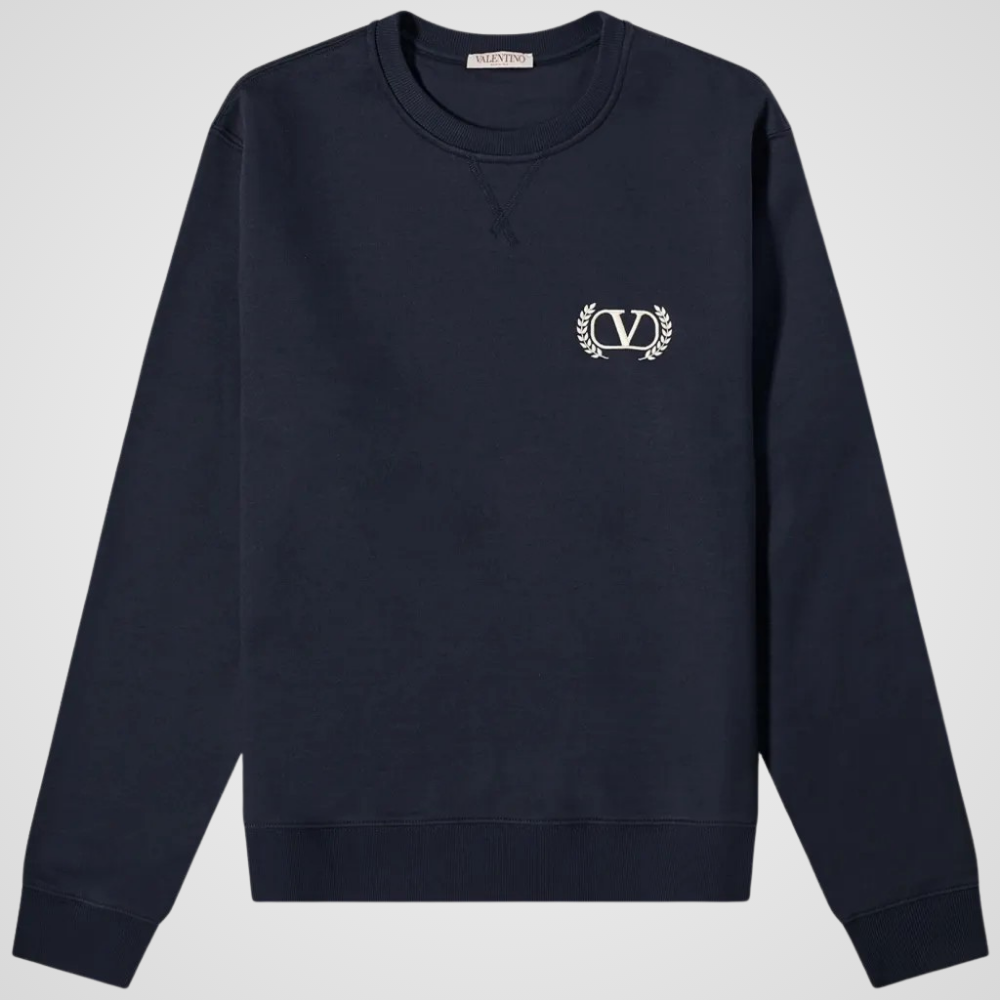 Valentino Varsity V Logo Sweatshirt