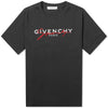 Givenchy Paris Signature Embroidered Logo T-Shirt Black/Red