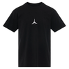 A black T-shirt boasting a simple white Eiffel Tower icon centered on the chest, ideal for any casual wardrobe, similar to the Givenchy Paris Eiffel College Logo T-Shirt style.