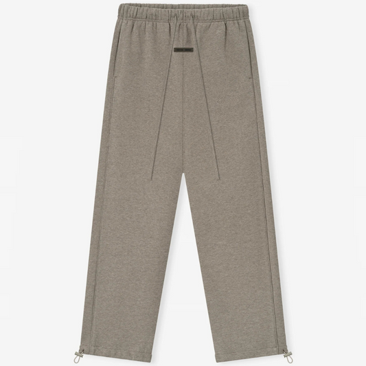 Fear of God ESSENTIALS SS25 Relaxed Fleece Sweatpants With Piping, Homestead Heather