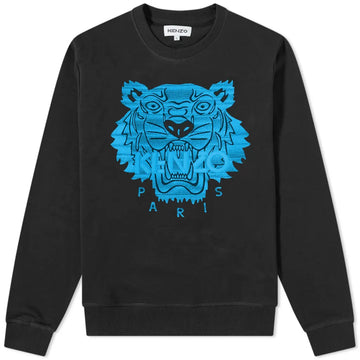 Kenzo jumper black and blue best sale