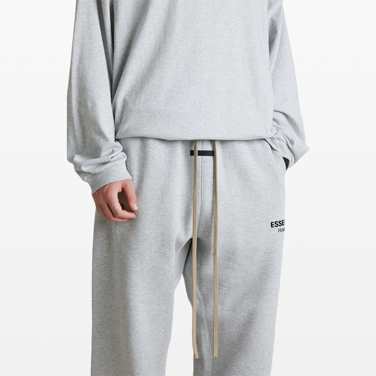 Fear of God ESSENTIALS HOLIDAY24 Sweatpants, Light Heather Grey
