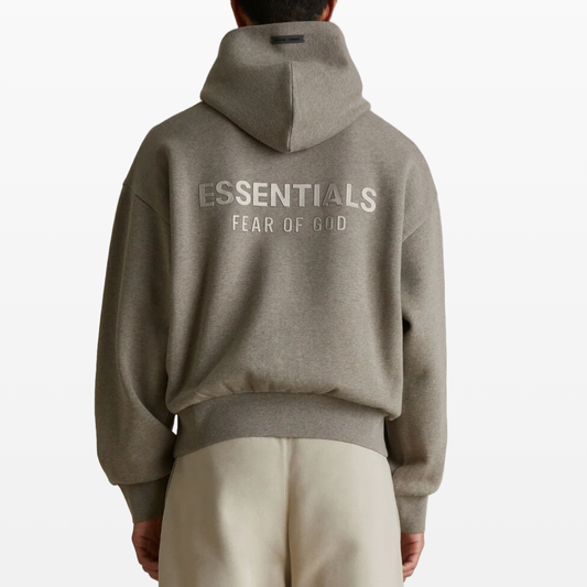 Fear of God ESSENTIALS SS25 Classic Fleece Hoodie, Homestead Heather