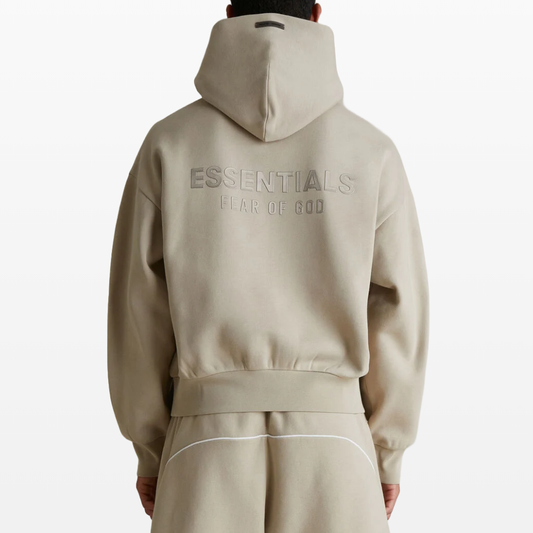 Fear of God ESSENTIALS SS25 Classic Fleece Hoodie, Timber