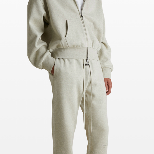 Fear of God ESSENTIALS SS25 Vintage Fleece Sweatpants, Heather Stone