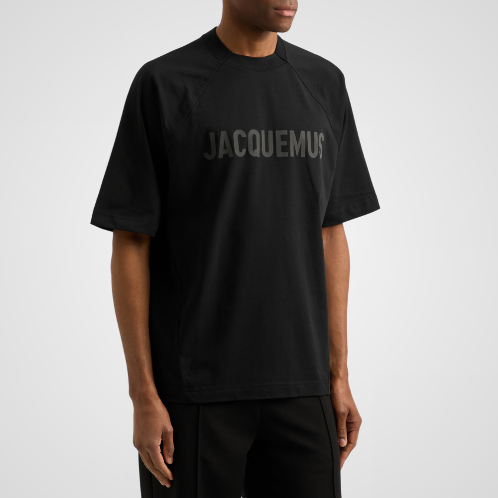 Jacquemus Le T-Shirt Typo Black