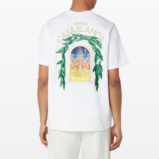 Casablanca Avenida T-Shirt White