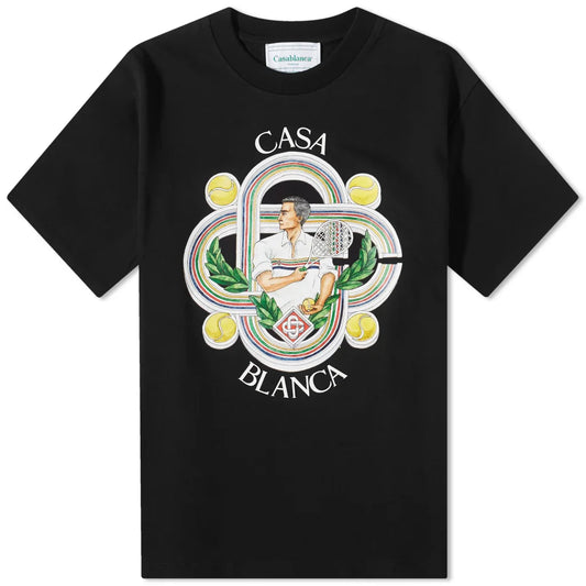 Casablanca Le Joueur T-Shirt Black