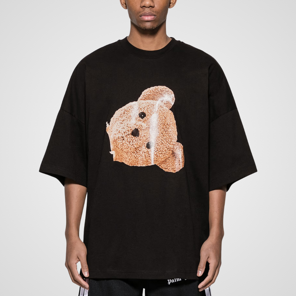 Palm Angels Teddy Bear Black T-Shirt - Averlo Australia
