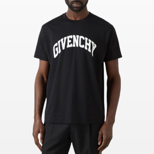 Givenchy Paris College Logo T-Shirt, Black