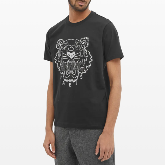 Kenzo Festive Classic Tiger Print T-Shirt