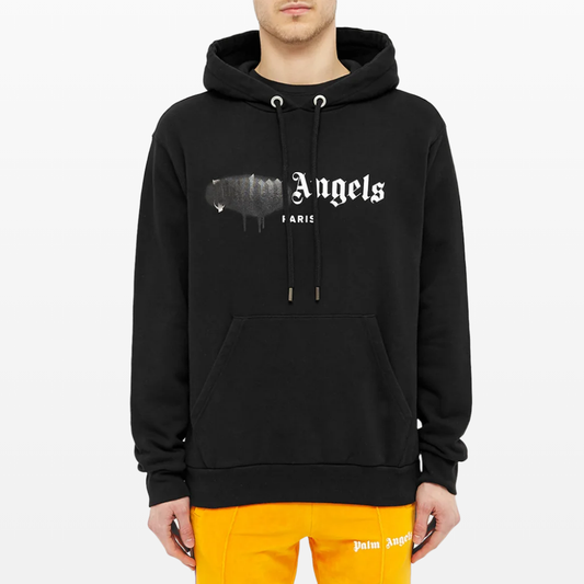 Palm Angels Paris Sprayed Logo Hoodie