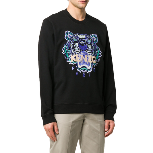 Kenzo Classic Tiger Embroidered Sweatshirt