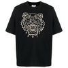 Kenzo Oversize Embroidered Tiger T-Shirt Black