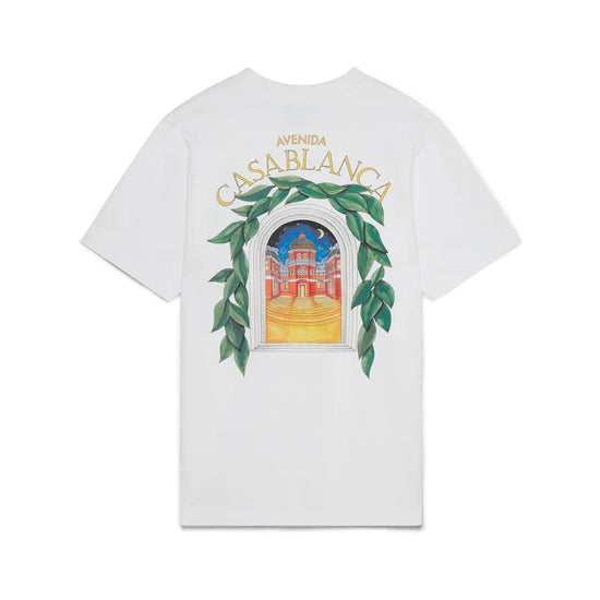 Casablanca Avenida T Shirt White