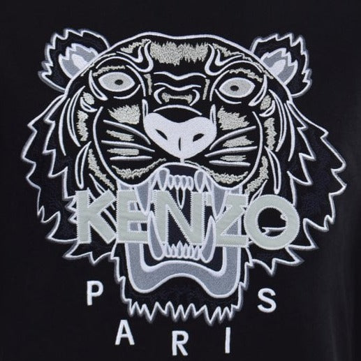 The Kenzo Classic Tiger Embroidered Sweatshirt by Kenzo perfectly encapsulates the essence of Parisian style.