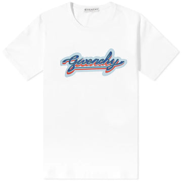 Givenchy Paris Retro Logo T-Shirt, White