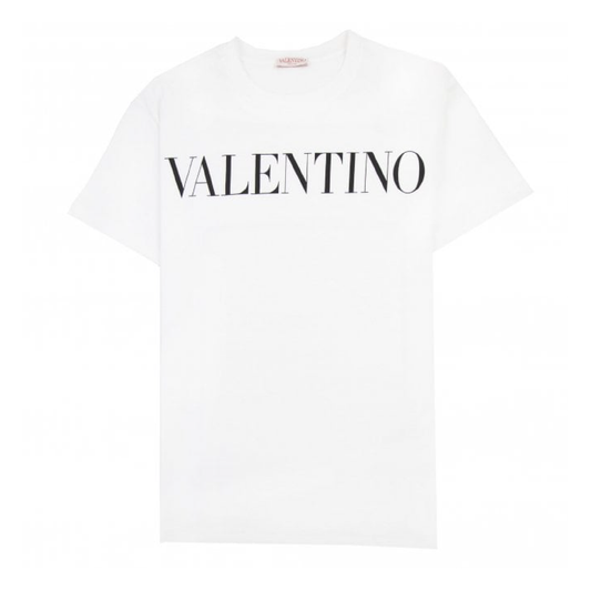 Valentino Printed Logo T-Shirt, White